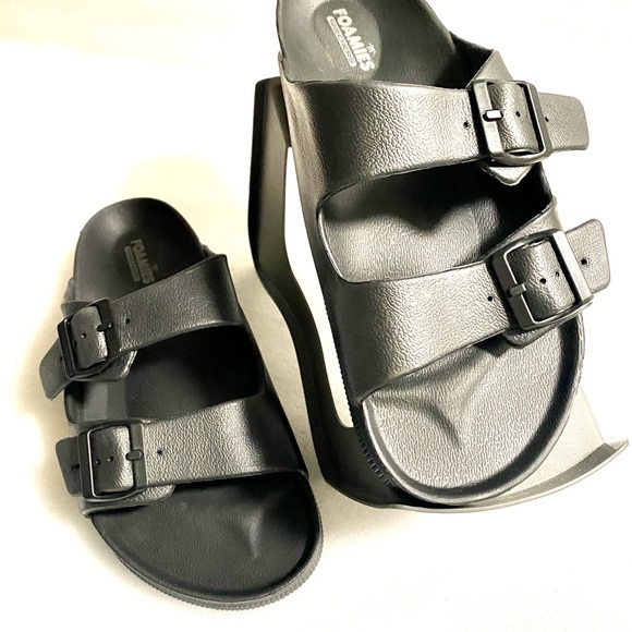 Skechers Foamies Light Weight Comfortable Dual Strap Sandals Size 10 Black main image 9